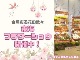 2025年の会場は…？年に一度の花の祭典「東海フラワーショウ2025」が1/29(水)まで開催中