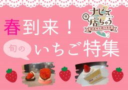 春到来！知多半島の旬のイチゴスイーツ特集【ナビって店ちゃう3月放送】